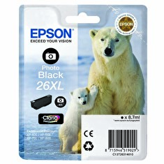 EPSON cartridge T2631 photo black (lední medvěd) XL