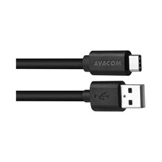 AVACOM Datový a nabíjecí kabel USB - USB Type-C, 100cm, černá