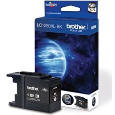 BROTHER INK LC-1280XLBK, černý inkoust pro MFC-J6910DW, (2400 str.)