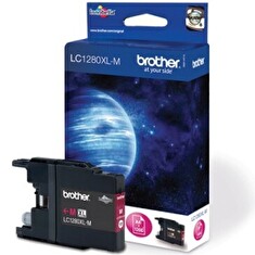 BROTHER INK LC-1280XLM, purpurový inkoust pro MFC-J6910DW, 1 200 str.