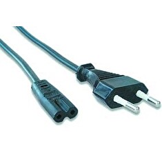 Síťový kabel VDE 220/230V, 1,8 m (napájecí 2 piny)