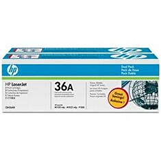 HP tisková kazeta černá, 2-pack CB436AD