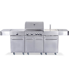 Plynový gril G21 Arizona, BBQ kuchyně Premium Line 6 hořáků + zdarma redukční ventil