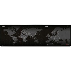 C-TECH herní podložka pod myš MP-01W (World), 900x270x4mm, obšité okraje