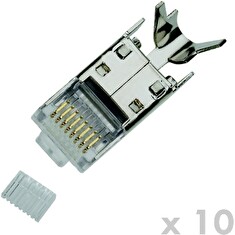 DATACOM konektor RJ45 STP CAT7(6A) 8p8c drát(10ks)