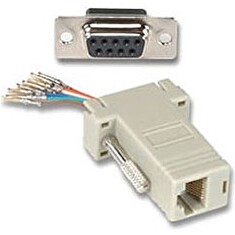 PremiumCord Redukce 9F-RJ45 zásuvka