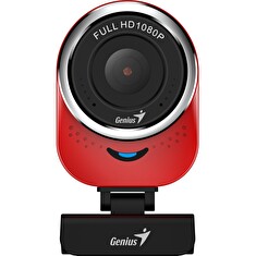 GENIUS webová kamera QCam 6000/ červená/ Full HD 1080P/ USB2.0/ mikrofon