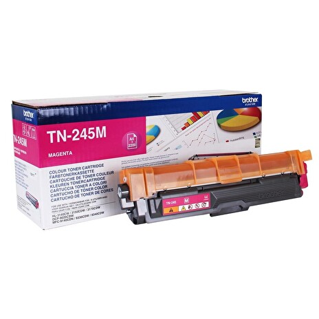 Brother - TN-245M, magenta toner (až 2 200 stran)