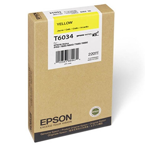 EPSON ink bar Stylus Pro 7800/7880/9800/9880 - yellow (220ml)