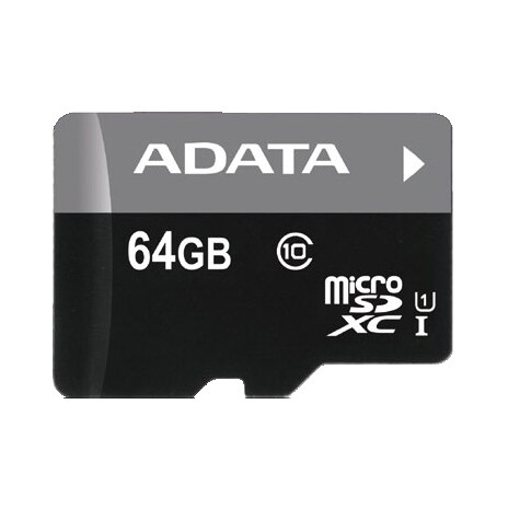 ADATA MicroSDXC karta 64GB Premier UHS-I Class 10 + SD adaptér