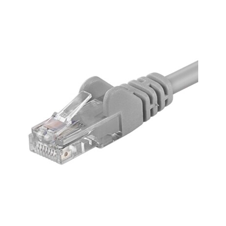 PremiumCord Patch kabel UTP RJ45-RJ45 level 5e 1m šedá