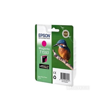 EPSON cartridge T1593 magenta (ledňáček)