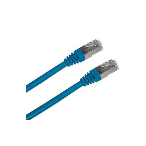 Patch cord FTP cat5e 1M modrý