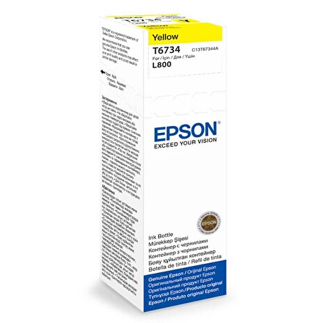 EPSON container T6734 yellow ink (70ml - L800, L805, L810, L850, L1800)