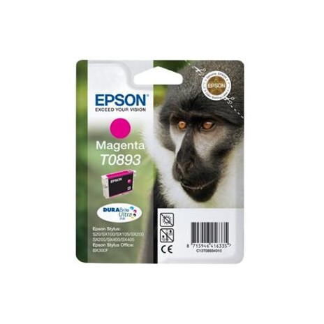 EPSON ink bar Stylus "Opice" S20/SX100/SX200/SX400 (T0893) - magenta
