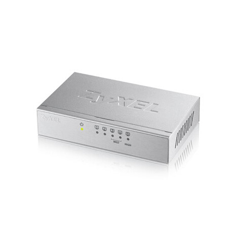 ZyXEL GS-105B, 5-port 10/100/1000Mbps Gigabit Ethernet switch, desktop