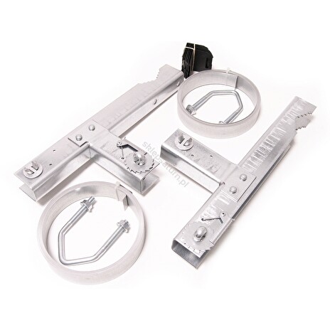 Držák stožáru na komín - bez vrtání, žárový zinek