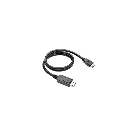 Kabel C-TECH DisplayPort/HDMI, 2m, černý