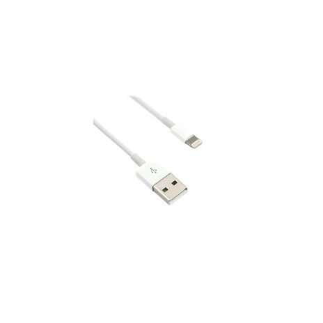 Kabel C-TECH USB 2.0 Lightning (IP5 a vyšší) nabíjecí a synchronizační kabel, 2m, bílý