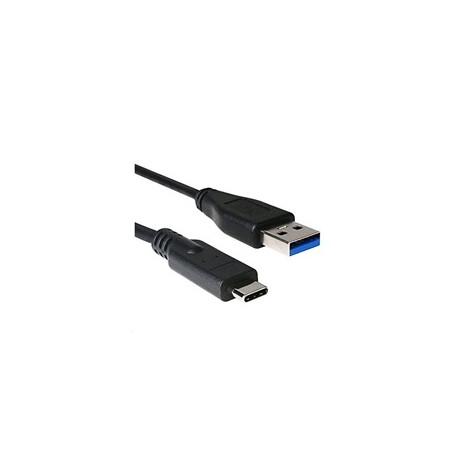 Kabel C-TECH USB 3.0 AM na USB-C kabel (AM/CM), 2m, černý