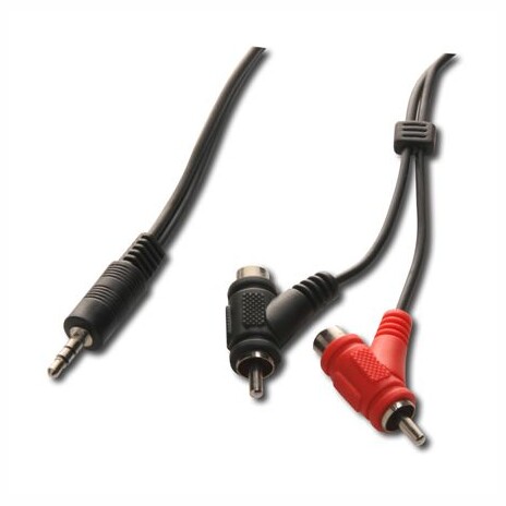 PremiumCord Kabel Jack 3.5mm-2xCINCH+2xCINCH M/M 1,5m