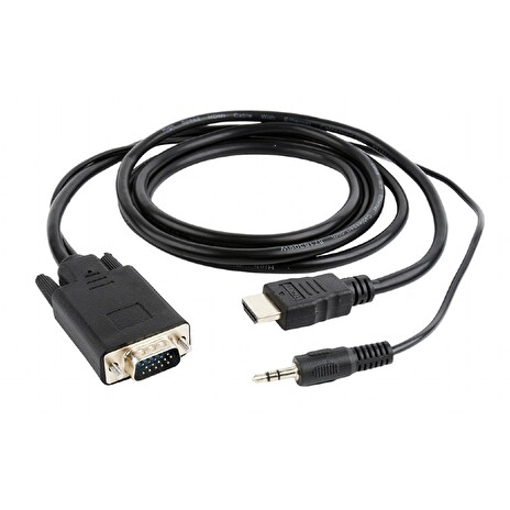 GEMBIRD Redukce HDMI to VGA + audio, 1,8m