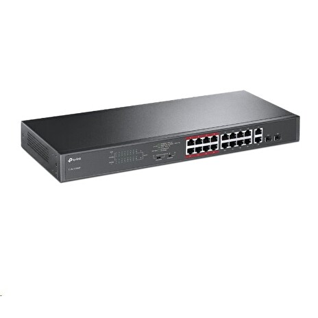Switch TP-Link TL-SL1218MP 16x LAN/PoE+, 2x GLAN, 2x SFP Combo