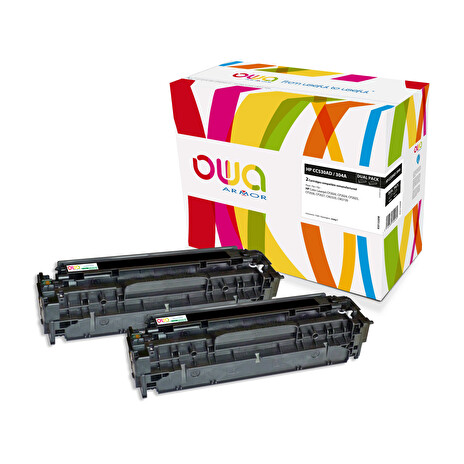 OWA Armor sada kompatibilní s HP CC530AD, 2x3500st, černá/black
