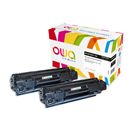 OWA Armor sada kompatibilní s HP CE278AD, 2x2100st, černá/black
