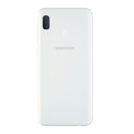 Samsung Galaxy A20e - Smartphone - dual-SIM - 4G LTE - 32 GB - microSDXC slot - GSM - 5.8" - 1560 x 720 pixelů (294 ppi) - PLS TFT - RAM 3 GB - (8 MP přední kamera) - 2x zadní fotoaparát - Android - bílá