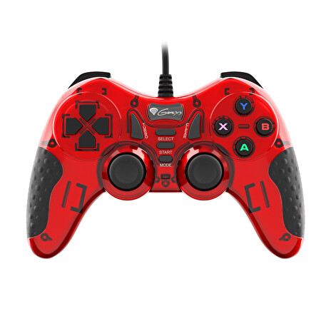 Drátový gamepad Genesis Mangan 200, pro PC, vibrace