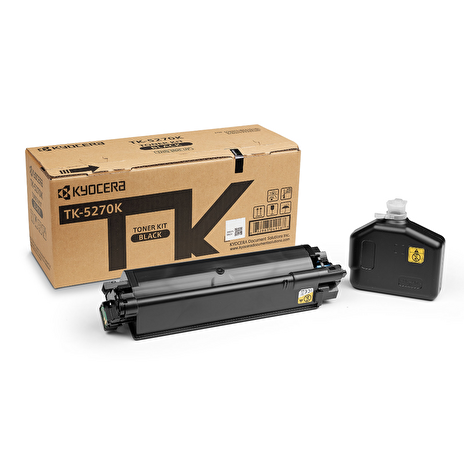 Kyocera toner TK-5270K černý na 8 000 A4 (při 5% pokrytí), pro P6230cdn, M6230/6630cidn