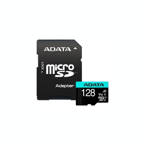 ADATA V30S/micro SDXC/128GB/100MBps/UHS-I U3 / Class 10/+ Adaptér