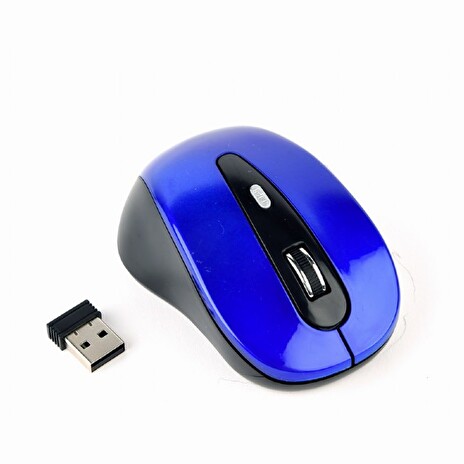 Gembird/Cestovní/Optická/1 600 DPI/Bezdrátová USB/Černá