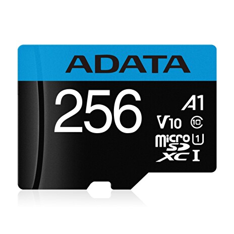Adata/SDXC/256GB/UHS-I U1 / Class 10/+ Adaptér