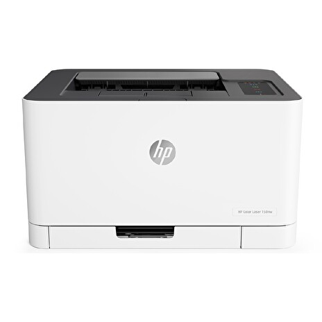 HP Color Laser 150nw - Tiskárna - barva - laser - A4/Legal - 600 x 600 dpi 4 stran/min. (barevný) - až 18 stran/min. - kapacita: 150 listy - USB 2.0, LAN, Wi-Fi(n)