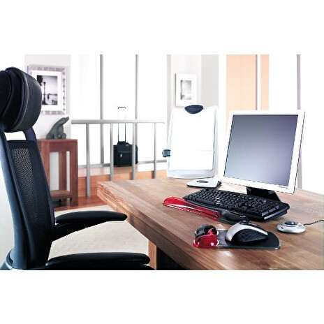 Kensington podložka pod myš Duo Gel Mouse Pad - červeno-černá