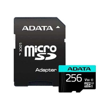 ADATA V30S/micro SDXC/256GB/UHS-I U3 / Class 10/+ Adaptér