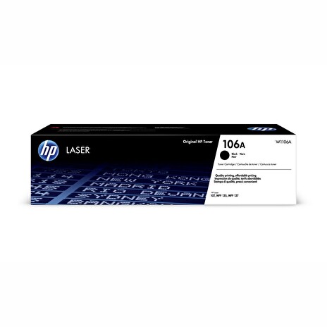 HP 106A Black Laser Toner, W1106A