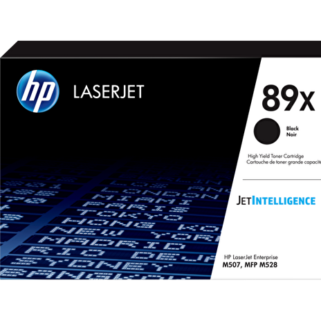 HP 89X Black LaserJet Toner, CF289X