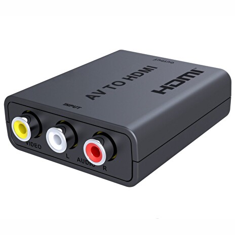 Převodník AV kompozitního signálu a stereo zvuku na HDMI 1080P