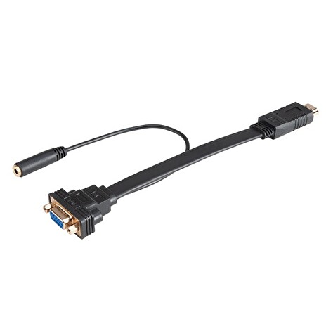 AKASA - HDMI na VGA s audio konektorem