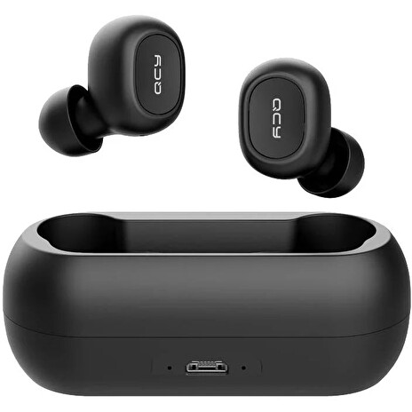 QCY T1C - bezdrátová BT sluchátka Black