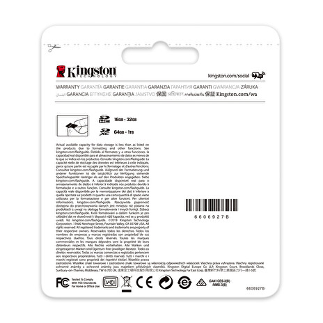 Kingston paměťová karta 512GB Canvas Select Plus SD UHS-I (čtení/zápis: 100/85MB/s)
