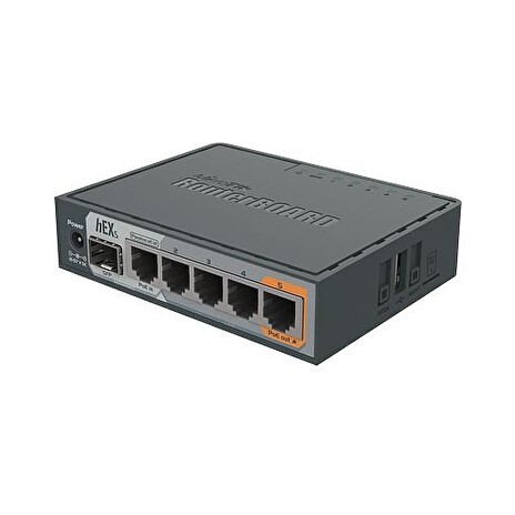MikroTik RouterBOARD RB760iGS, hEX S, 5xGLAN, SFP, USB, L4, PSU