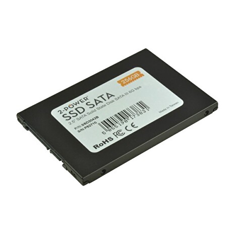 2-Power SSD 256GB 2.5" SATA III 6Gbps (Read 500MB/s, Write500MB/s) 3 YEARS WARANTY