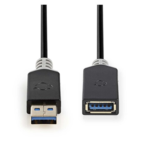 Nedis CCBW61010AT20 - USB 3.0 Kabel | A Zástrčka - A Zásuvka | 2 m | Antracit