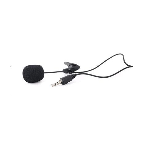 GEMBIRD Mikrofon s klipsnou, MIC-C-01, černý