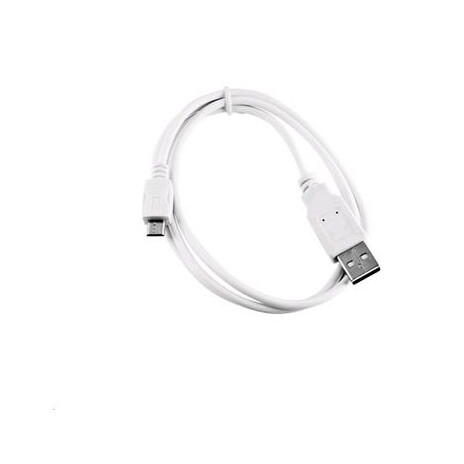 C-TECH Kabel USB 2.0 AM/Micro, 1m, bílý