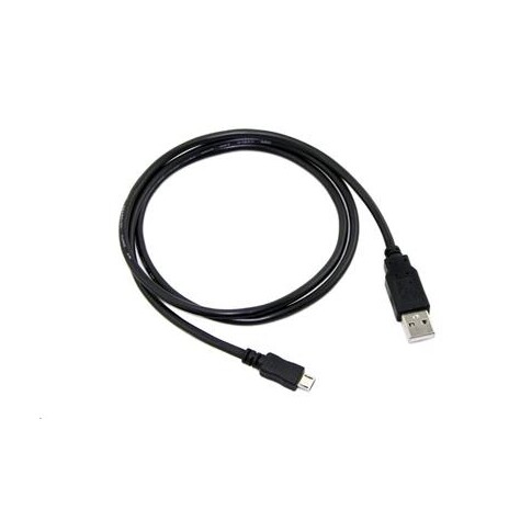 C-TECH Kabel USB 2.0 AM/Micro, 1m, černý